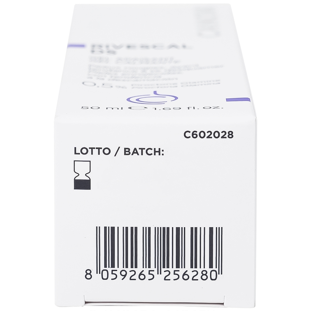 Hình ảnh Gel Canova Rivescal DS Soothing gel Siflarma làm dịu da, ngăn ngừa tiết bã nhờn, giảm ngứa da (50ml)