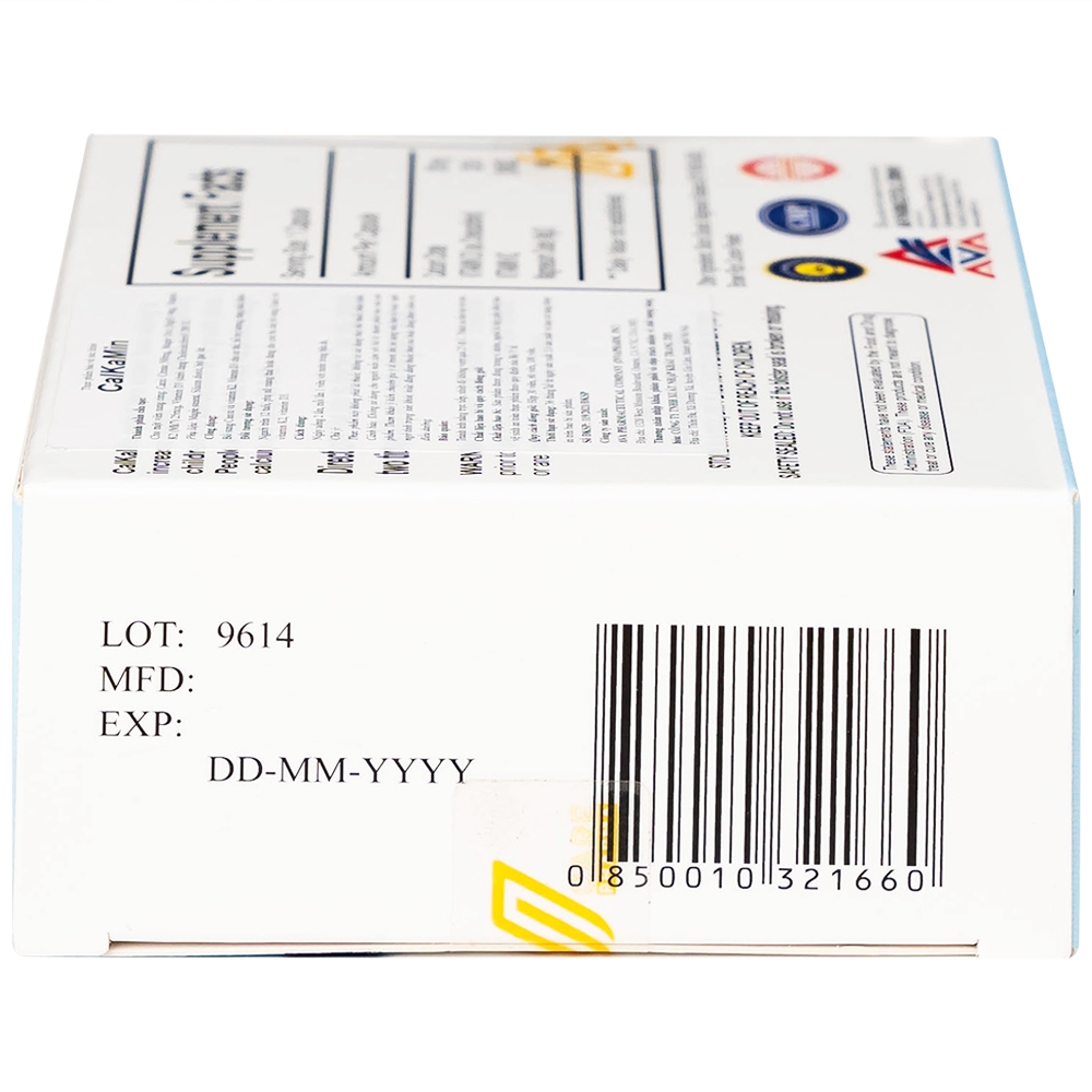 Hình ảnh Viên uống CalKaMin AVA Pharmaceutical bổ sung canxi và vitamin K2, vitamin D3 cho cơ thể