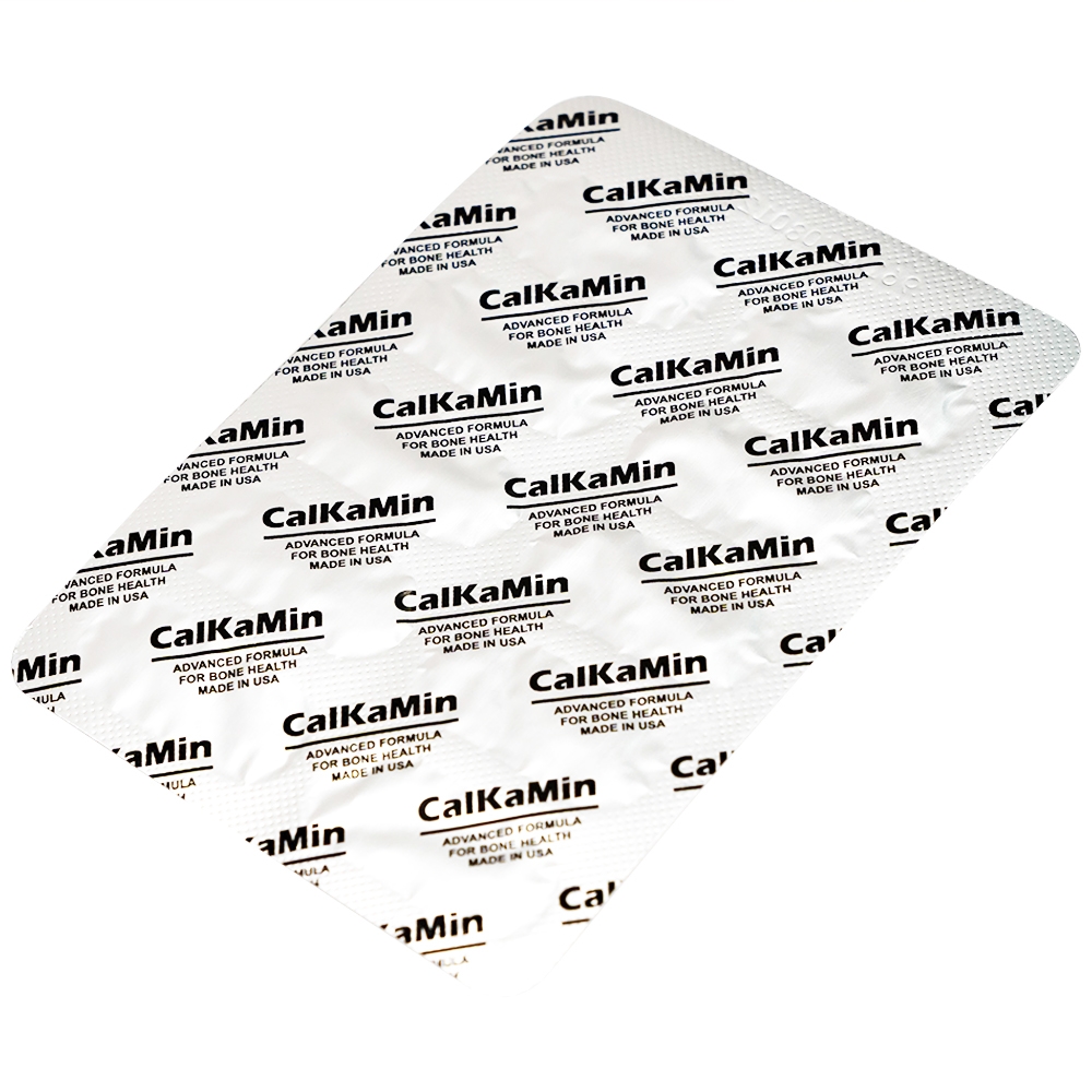Hình ảnh Viên uống CalKaMin AVA Pharmaceutical bổ sung canxi và vitamin K2, vitamin D3 cho cơ thể