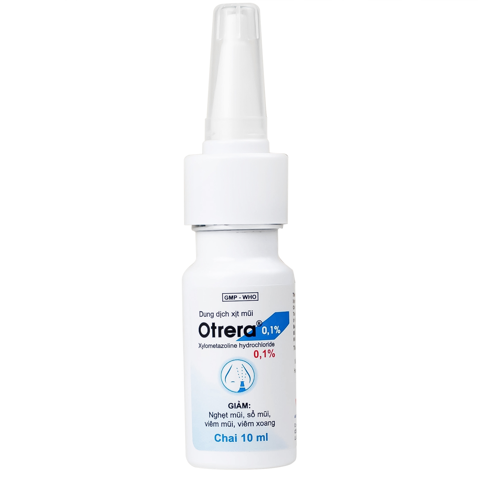 Hình ảnh Dung dịch xịt mũi Otrera 0.1% An Thiên giảm nghẹt mũi và sung huyết mũi (10ml)