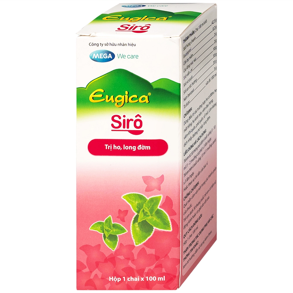 Hình ảnh Siro Eugica DHG hỗ trợ điều trị ho, long đờm (100ml)
