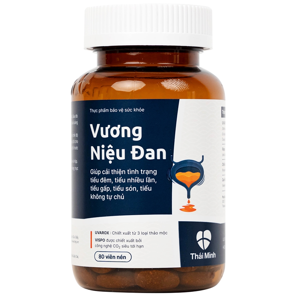Hình ảnh Viên nén Vương Niệu Đan Thái Minh hỗ trợ giảm tình trạng tiểu đêm, tiểu nhiều lần, tiểu gấp (80 viên)