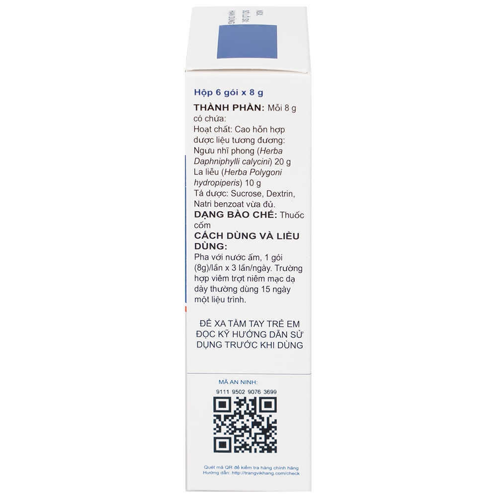 Hình ảnh Cốm Phong Liễu Tràng Vị Khang 8g Haikou điều trị viêm đại tràng mãn tính (6 gói)