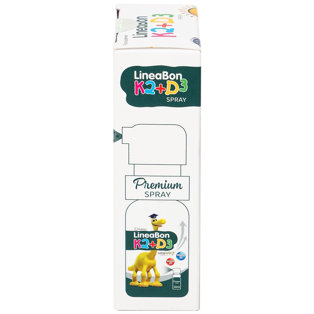 Hình ảnh Dung dịch dạng xịt LineaBon K2+D3 10ml bổ sung Vitamin D3 và Vitamin K2, hỗ trợ hấp thu canxi