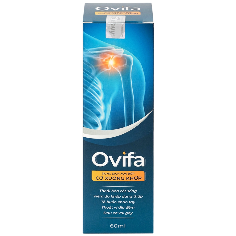 Hình ảnh DUNG DỊCH XOA BÓP CƠ XƯƠNG KHỚP OVIFA 60ML