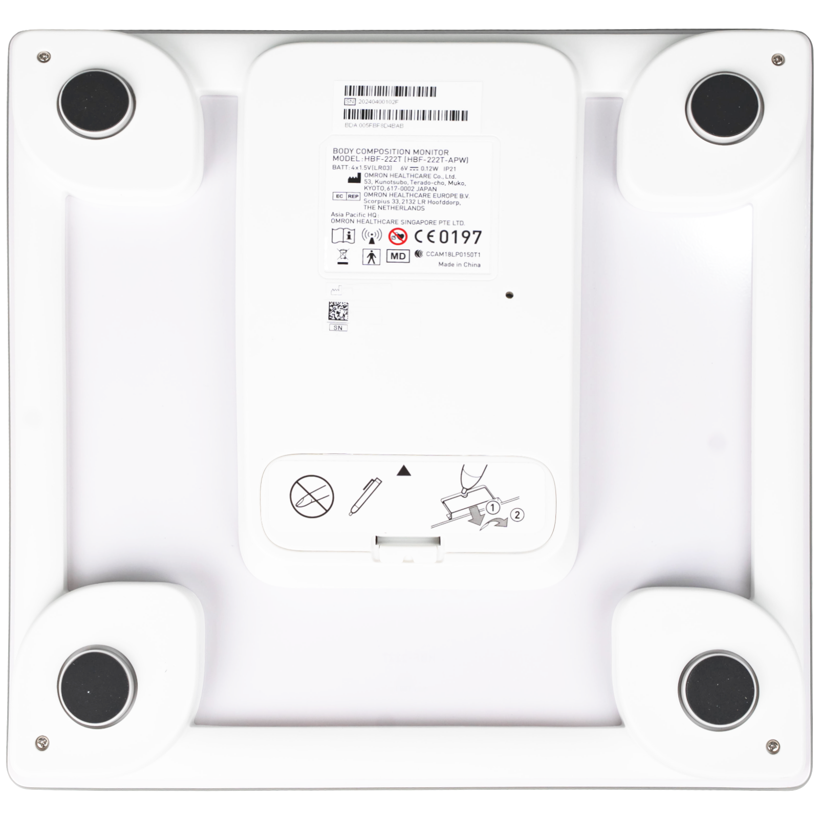 Hình ảnh Máy đo thành phần cơ thể Omron HBF-222T