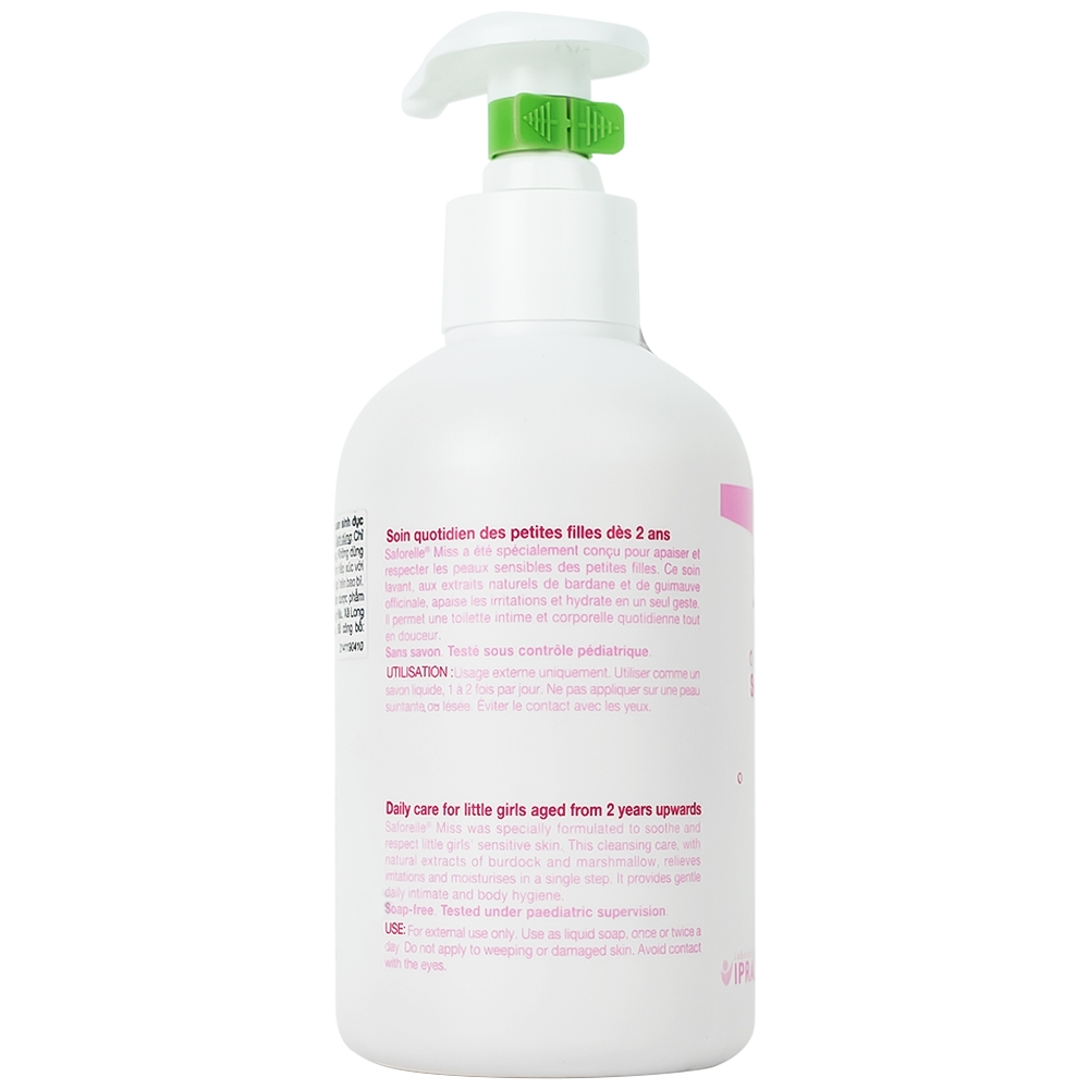 Hình ảnh Dung dịch vệ sinh Saforelle Miss 250ml dành cho bé gái