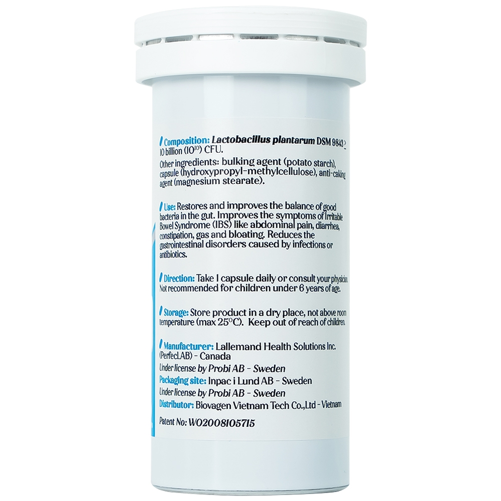 Hình ảnh Viên uống BiogastroIBS BiovaGen bổ sung vi khuẩn có lợi giúp cân bằng hệ vi sinh đường ruột (30 viên)