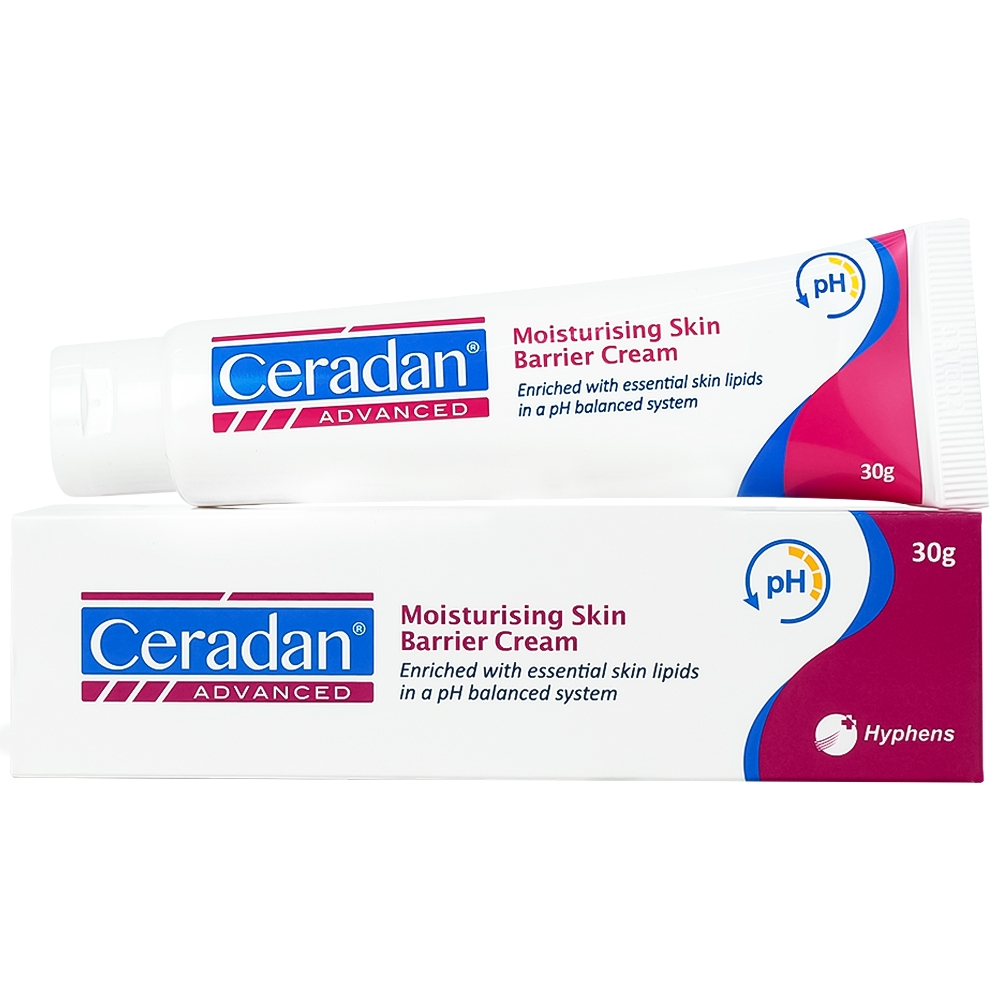 Hình ảnh Kem bôi da Ceradan Advanced Moisturising Skin Barrier Cream 30g dưỡng ẩm và giúp phục hồi da khô