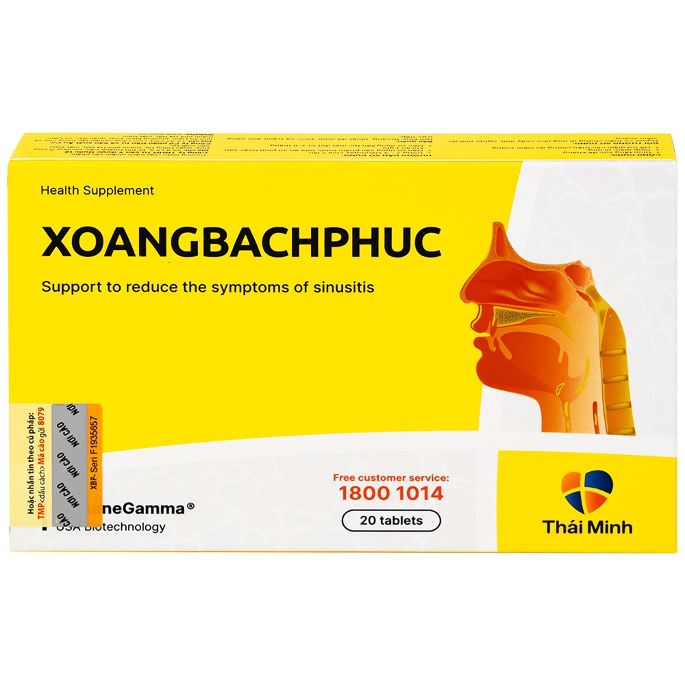 Hình ảnh Viên uống Xoang Bach Phuc Thái Minh hỗ trợ giảm triệu chứng viêm xoang (2 vỉ x 10 viên)