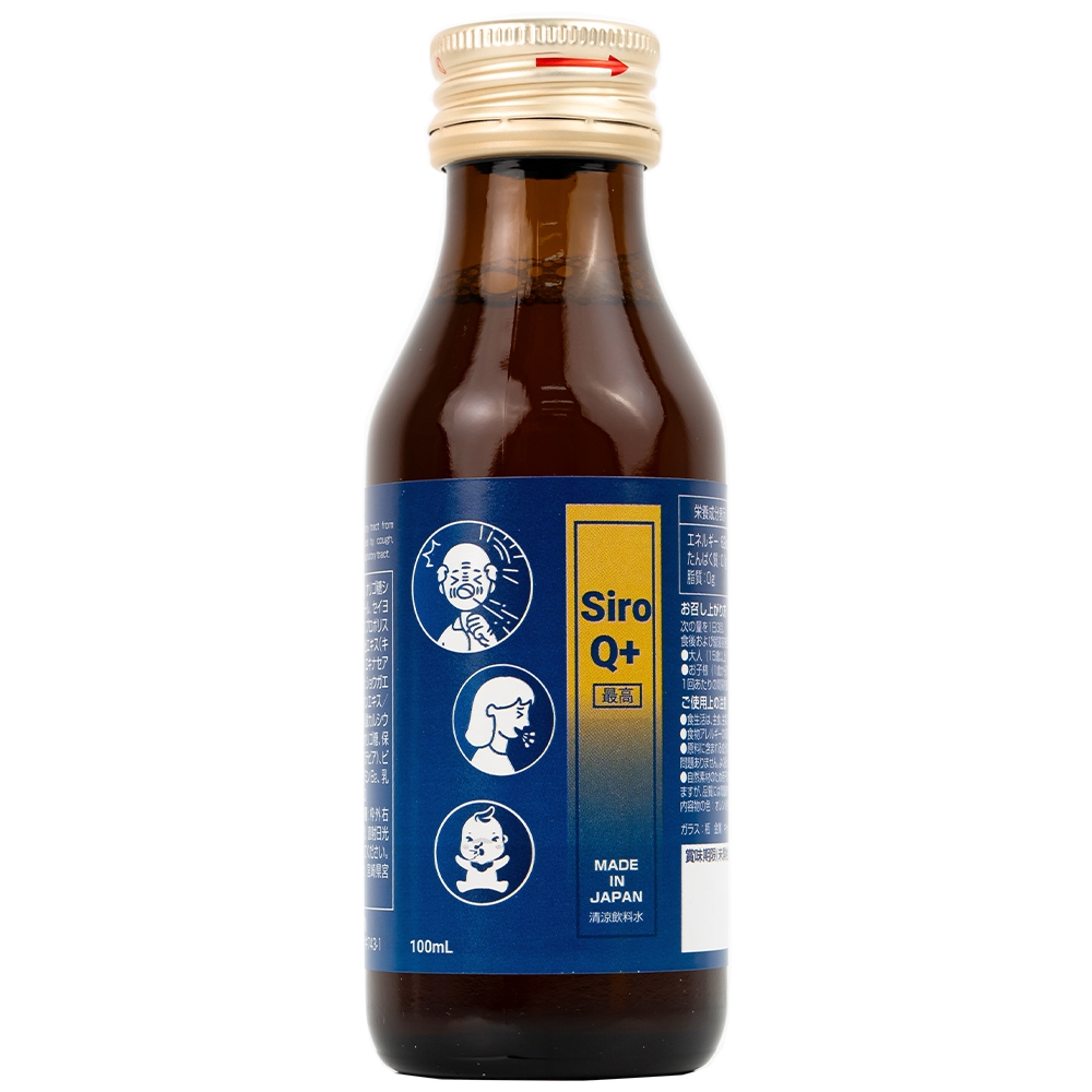 Hình ảnh Thực phẩm bảo vệ sức khỏe SIRO Q+ KenKo hỗ trợ đường hô hấp (100ml)