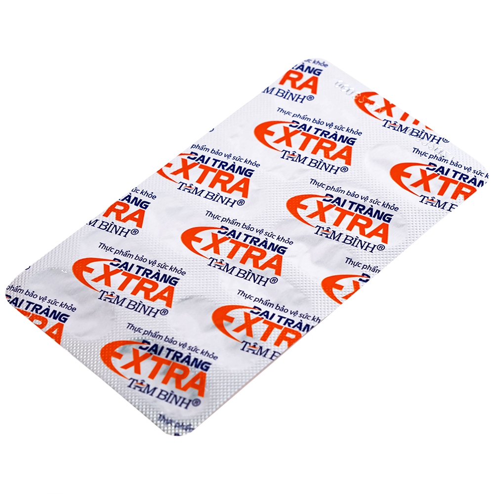 Hình ảnh Đại tràng Extra Tâm Bình hỗ trợ giảm các triệu chứng viêm đại tràng, đại tràng co thắt (5 vỉ x 12 viên)
