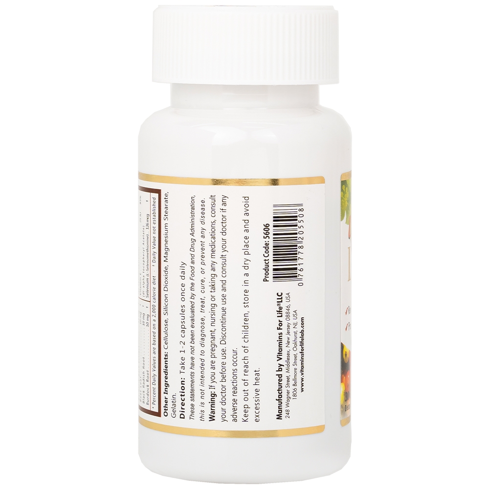 Hình ảnh Viên uống Ultra Liver Cleanser Vitamins For Life hỗ trợ giải độc gan, giúp bảo vệ gan (30 viên)