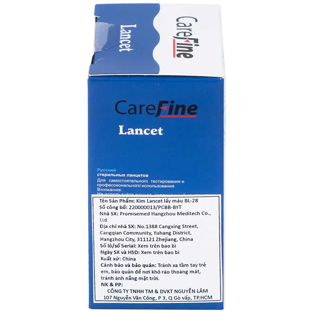 Hình ảnh Kim Lancet lấy máu BL-28 (100 cái)