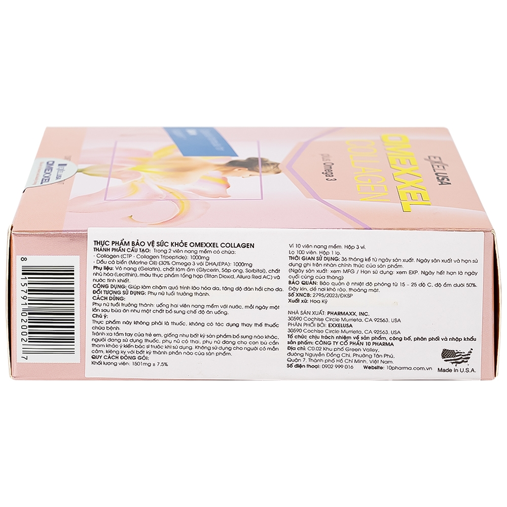 Hình ảnh Thực phẩm bảo vệ sức khoẻ Omexxel Collagen