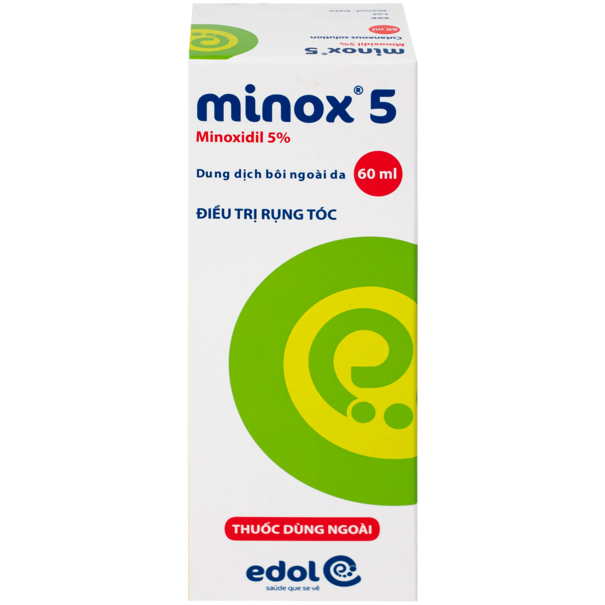 Hình ảnh Thuốc Minox 50mg EDOL điều trị tại chỗ hói đầu và rụng tóc androgenic ở cả nam và nữ 60ml