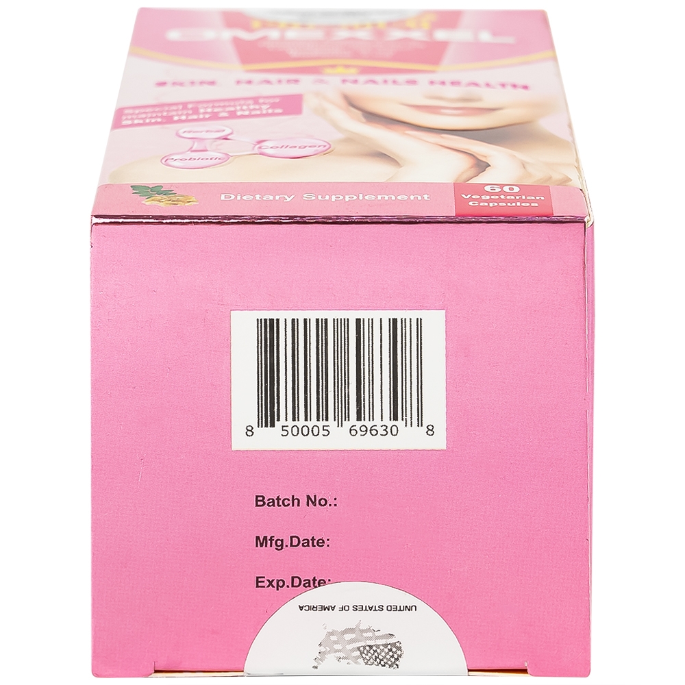 Hình ảnh Thực phẩm bảo vệ sức khỏe Premium Omexxel Skin, Hair & Nails Health