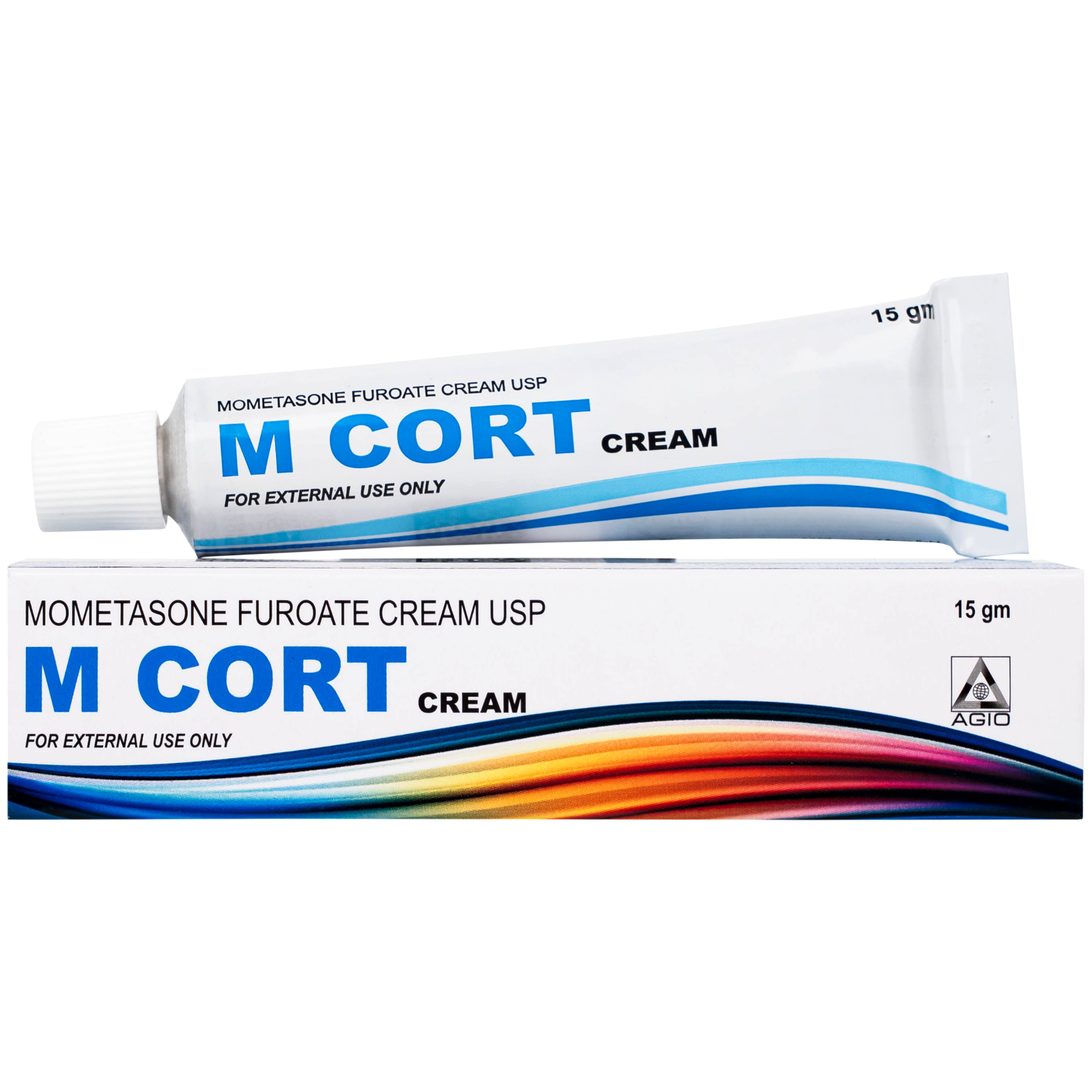 Hình ảnh Thuốc M CORT cream Agio điều trị các biểu hiện viêm và ngứa của bệnh vẩy nến, viêm da dị ứng (15g)