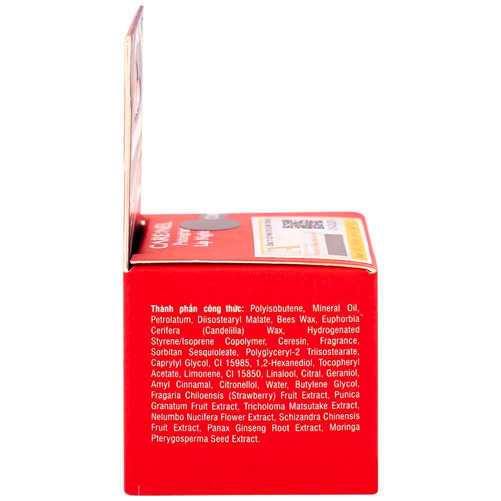 Hình ảnh Mặt nạ ngủ môi Care:Nel Sleeping Lip Care Pomegranate hương lựu dưỡng ấm, mờ thâm môi, ngừa nứt nẻ môi (5g)