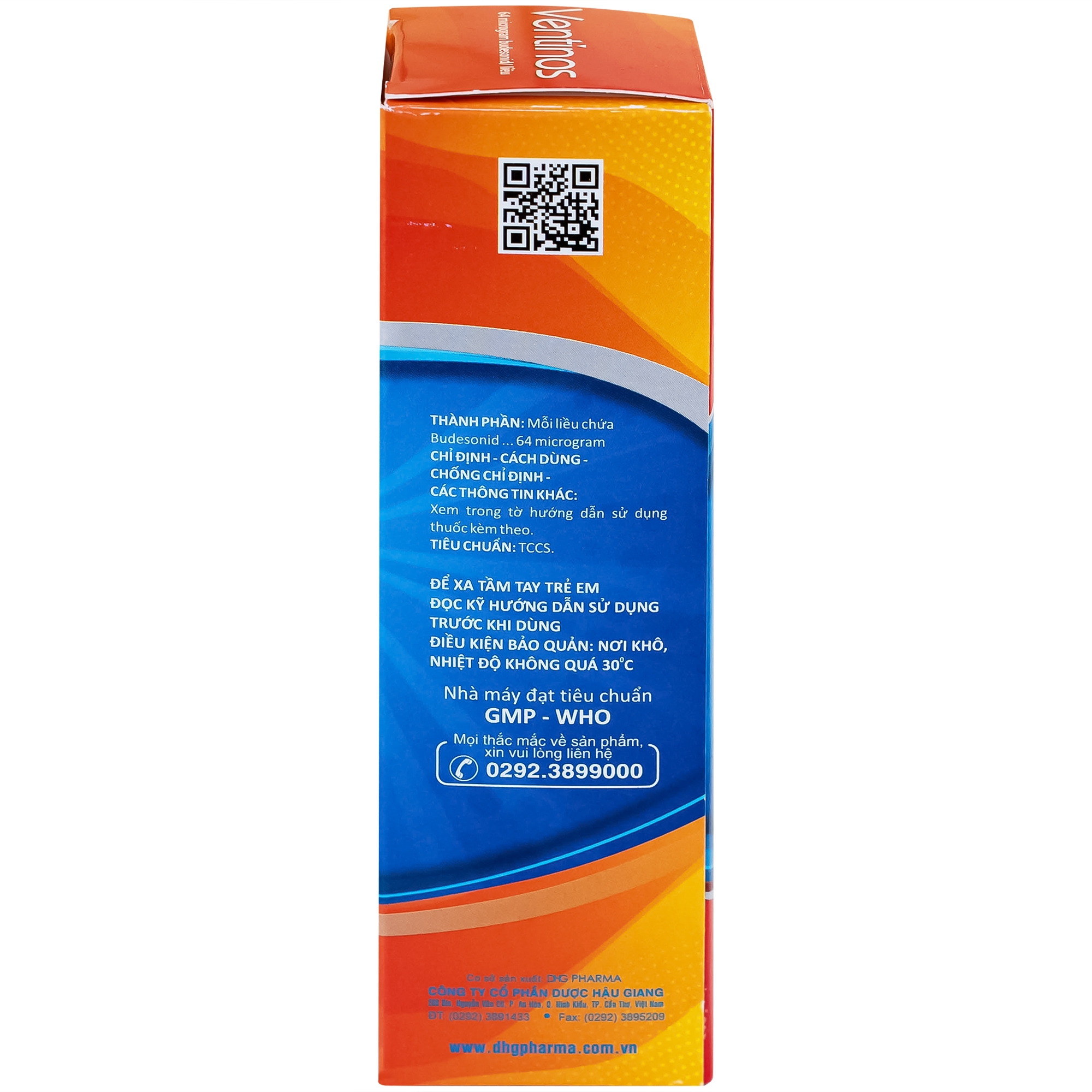 Hình ảnh Thuốc Ventinos 64mcg DHG điều trị và phòng ngừa các dấu hiệu và triệu chứng của viêm mũi dị ứng (10ml)