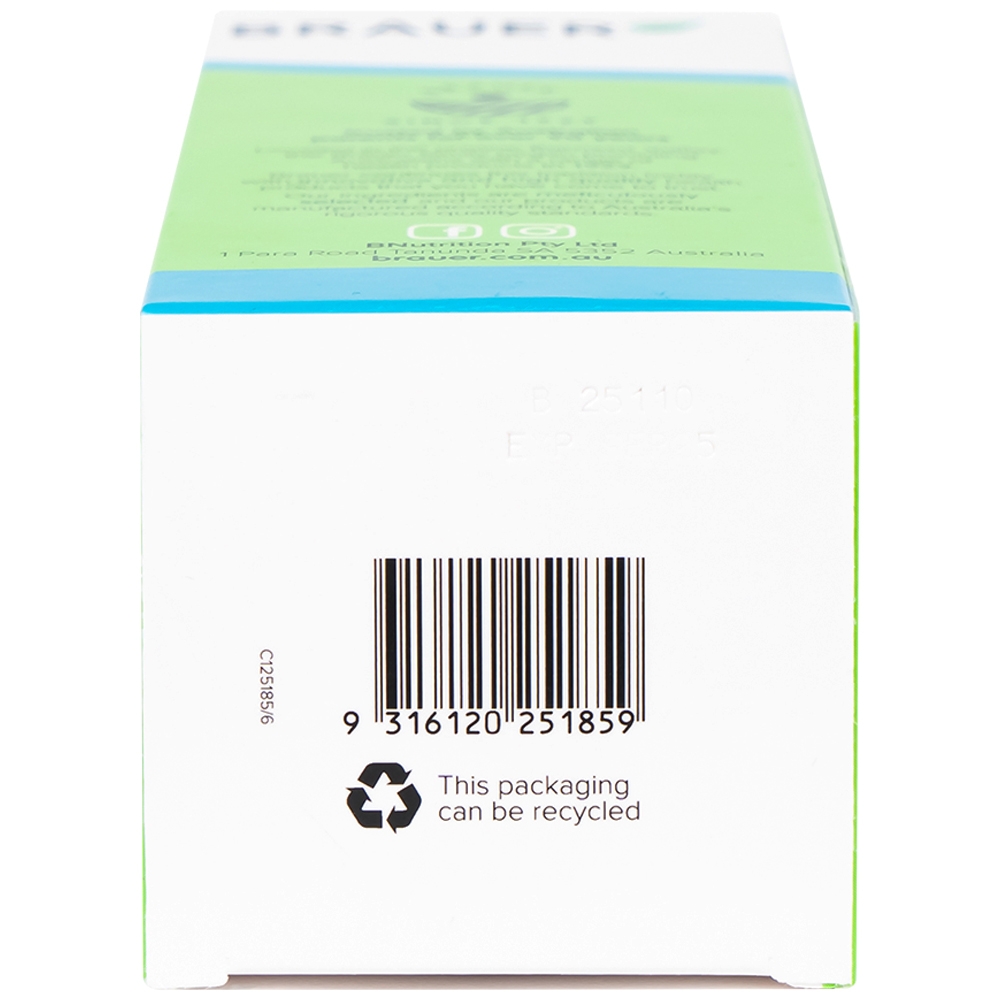 Hình ảnh Siro Brauer Kids Liquid Multivitamin With Iron bổ sung vitamin và khoáng chất cho trẻ (200ml)