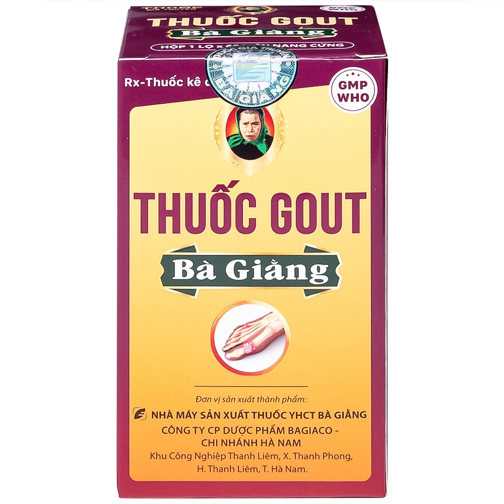 Hình ảnh Thuốc Gout Bà Giằng điều trị gout, giảm acid uric, trị khớp do lắng đọng urat, viêm khớp (60 viên)