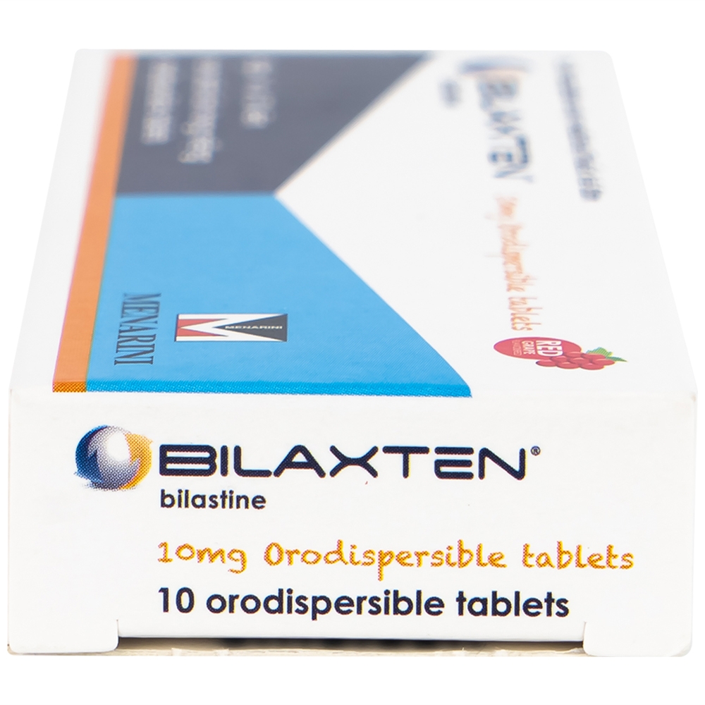 Hình ảnh Thuốc Bilaxten 10mg Menarini điều trị viêm mũi dị ứng, mày đay (1 vỉ x 10 viên)