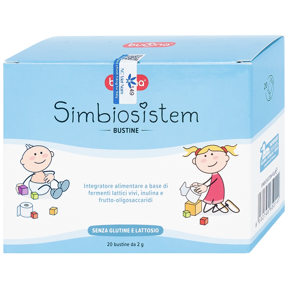 Hình ảnh Thực phẩm bảo vệ sức khỏe Simbiosistem Bouna bổ sung chất xơ (20 gói x 2g)