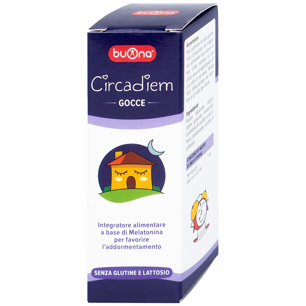 Hình ảnh Thực phẩm bảo vệ sức khỏe Buona Circadiem hỗ trợ giúp ngủ ngon (20ml)