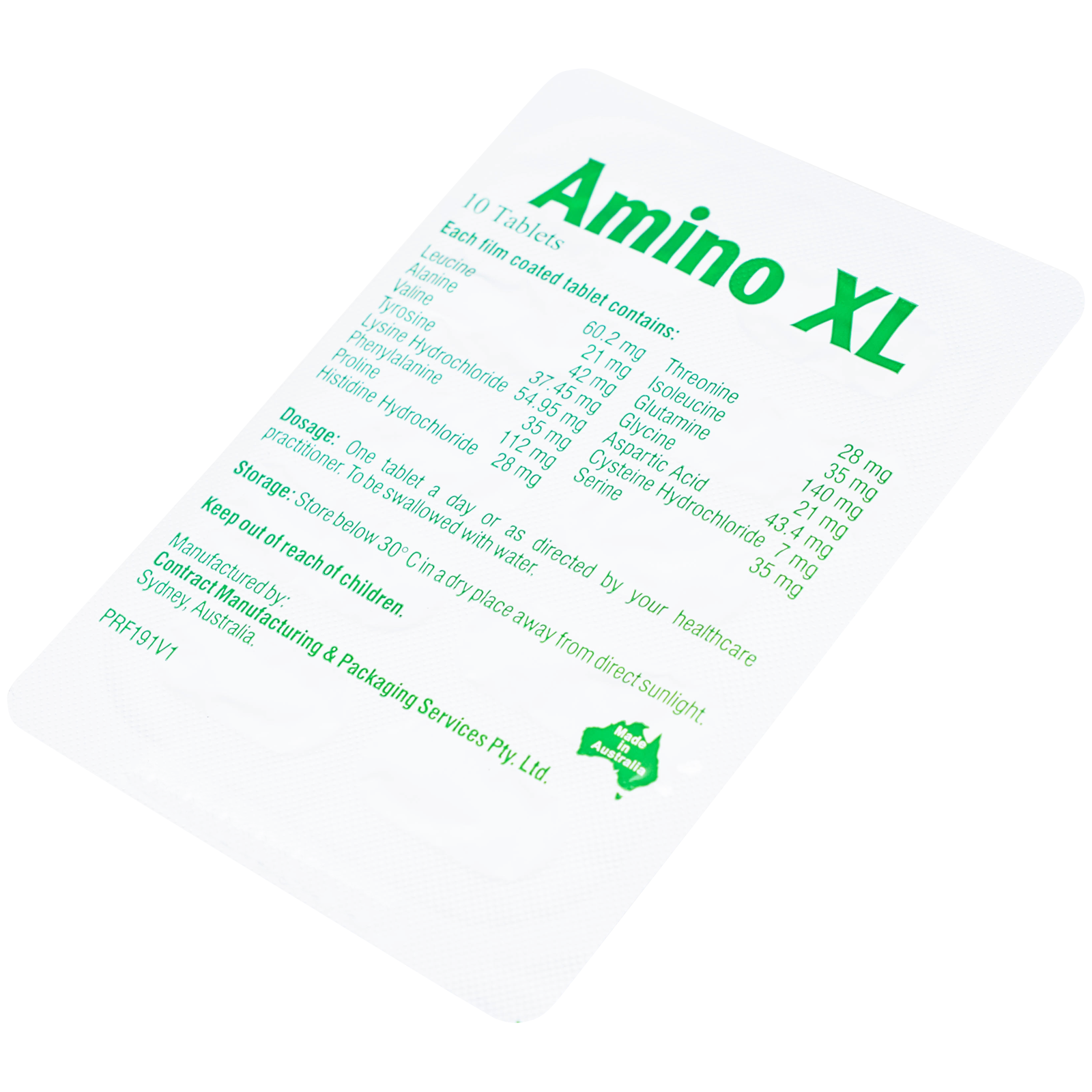 Hình ảnh Thuốc Amino XL CMPS hỗ trợ ngăn ngừa thiếu hụt protein, duy trì và cải thiện sức khỏe (3 vỉ x 10 viên)