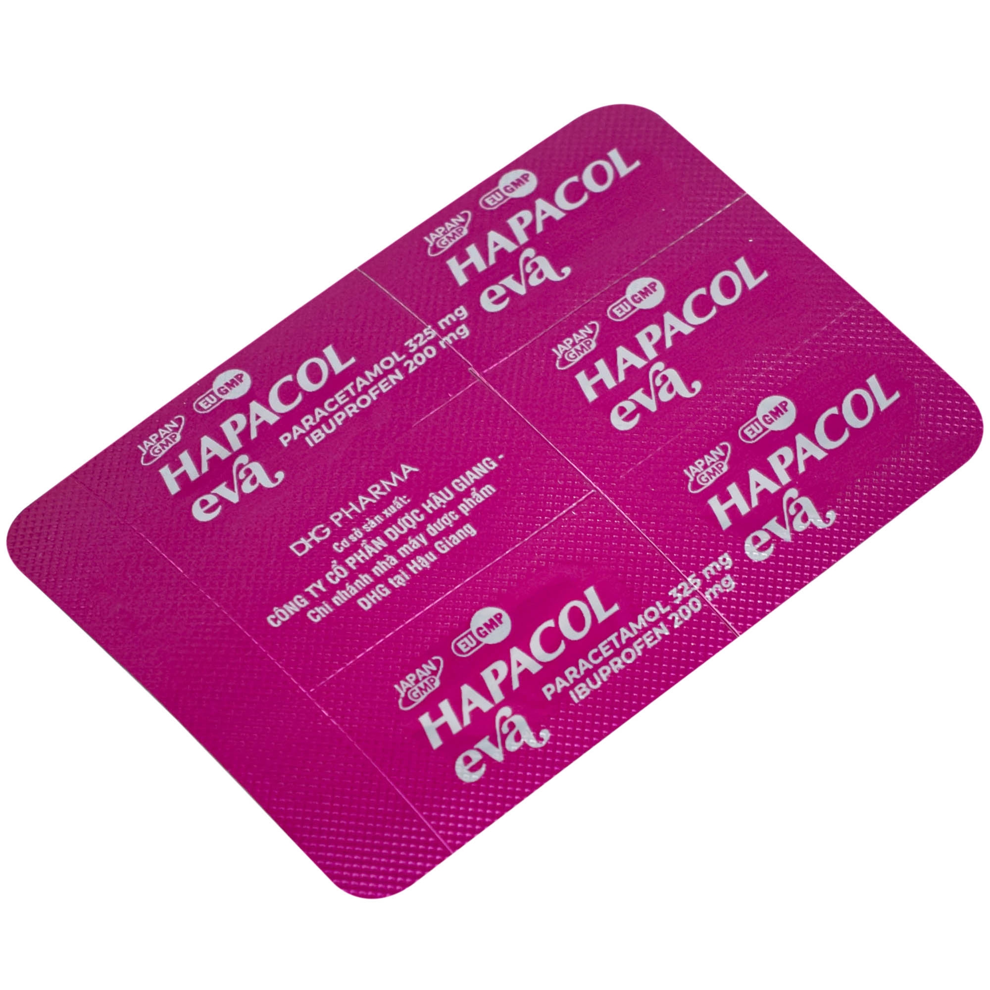 Hình ảnh Thuốc Hapacol Eva giảm đau bụng kinh Dhg Pharma (10 vỉ x 5 viên)