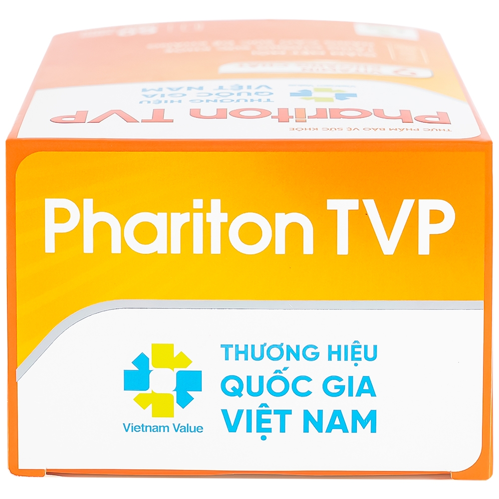 Hình ảnh Viên uống Phariton TVPharma hỗ trỡ tăng cường sức khỏe, nâng cao sức đề kháng (12 vỉ x 5 viên)