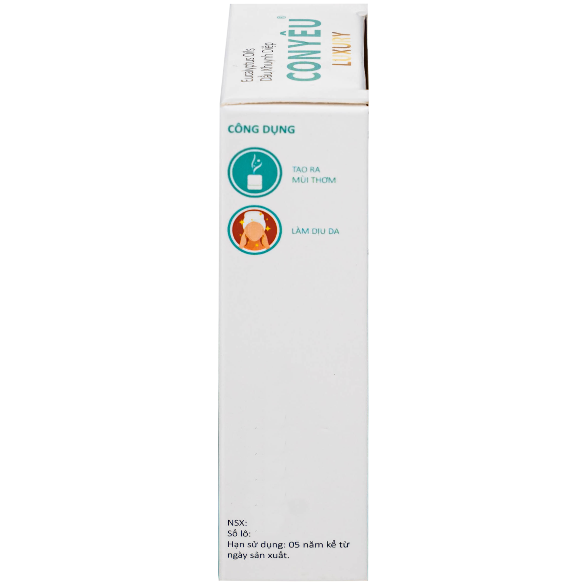 Hình ảnh Dầu khuynh diệp Con Yêu Luxury giúp giữ ấm, làm dịu vết cắn côn trùng (30ml)