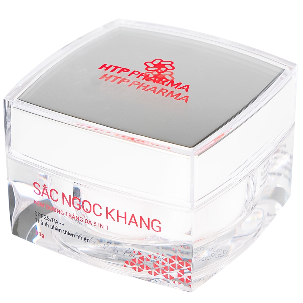 Hình ảnh Kem dưỡng trắng da 5 in 1 SPF25/PA++ Sắc Ngọc Khang HTP 30g giúp nâng tông, hiệu chỉnh màu da