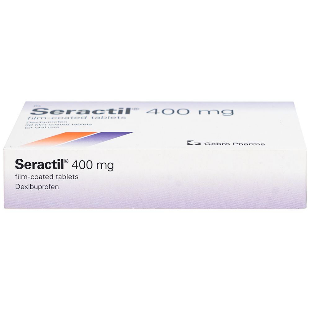 Hình ảnh Thuốc Seractil 400mg điều trị viêm xương khớp , đau bụng hành kinh (3 vỉ x 10 viên)