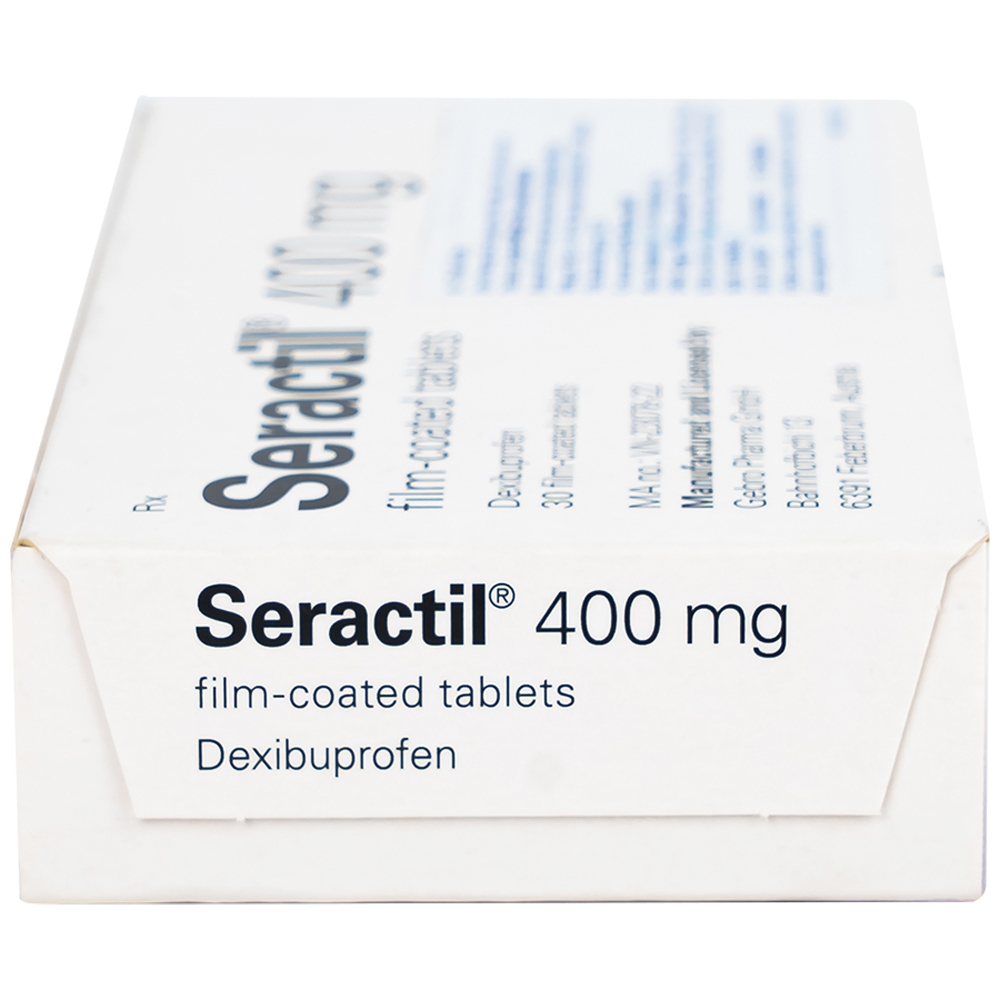 Hình ảnh Thuốc Seractil 400mg điều trị viêm xương khớp , đau bụng hành kinh (3 vỉ x 10 viên)