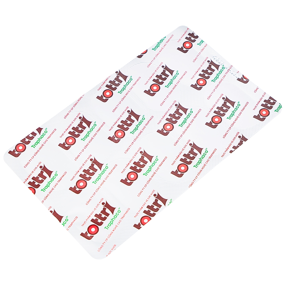 Hình ảnh Viên uống Tottri Traphaco hỗ trợ làm co các búi trĩ (3 vỉ x 10 viên)