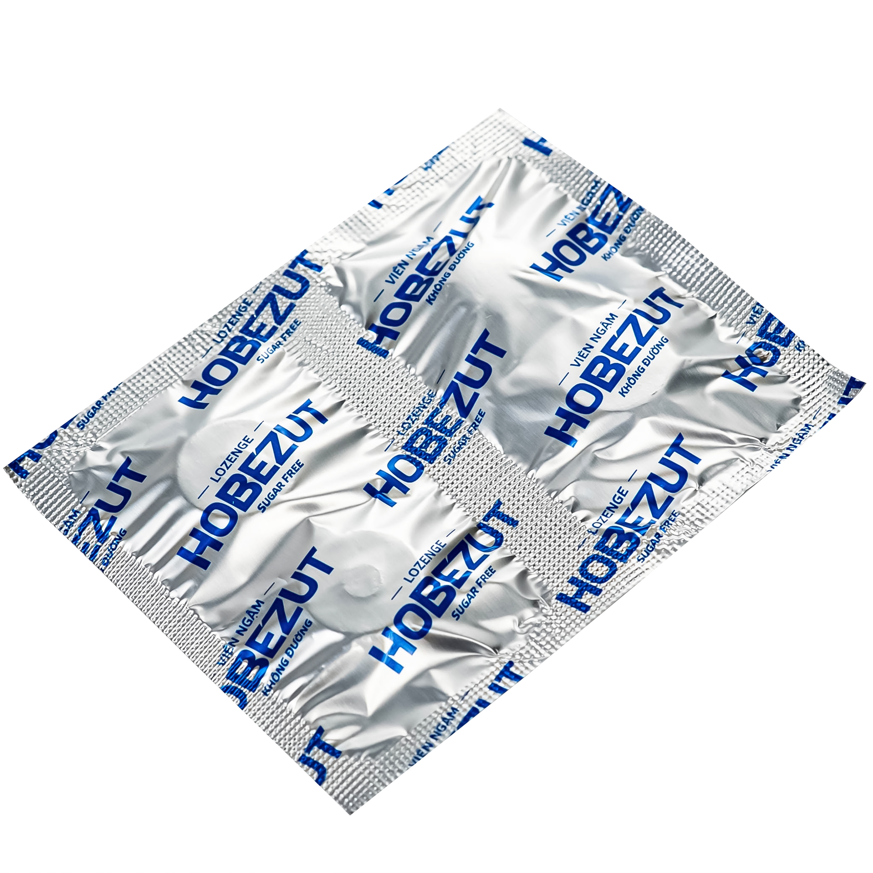 Hình ảnh Viên ngậm Hobezut Vinacare không đường, giảm triệu chứng ho cảm (5 vỉ x 4 viên)