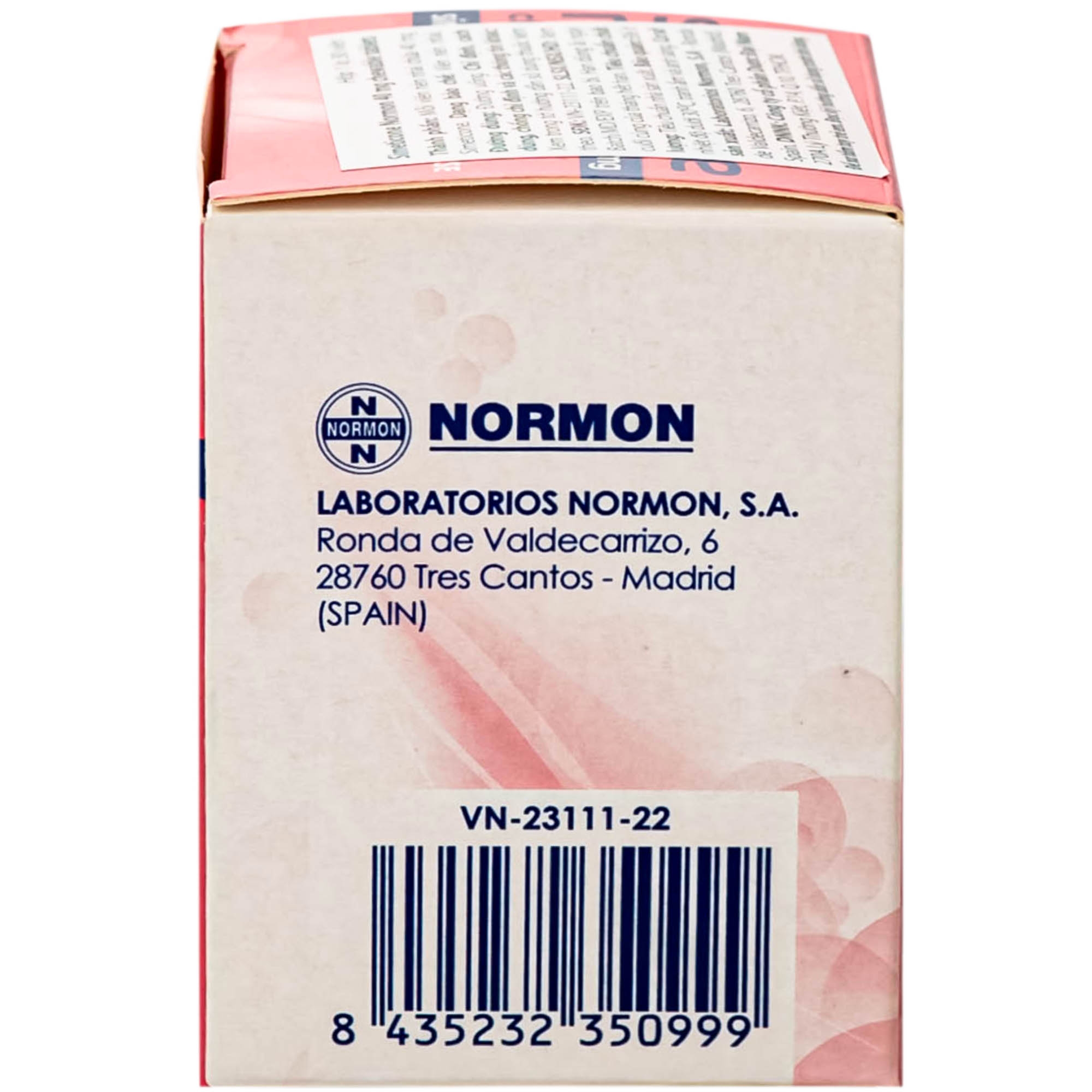 Hình ảnh Viên nhai Simeticone Normon 40mg chống đầy hơi và chướng bụng (Lọ 30V)