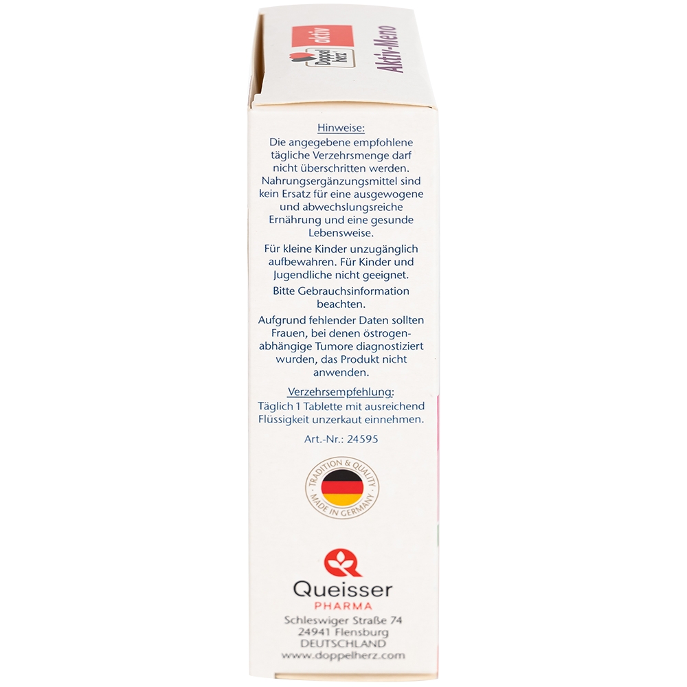 Hình ảnh Viên uống Active-Meno Doppelherz Aktiv bổ sung isoflavone, điều hoà kinh nguyệt (30 viên)