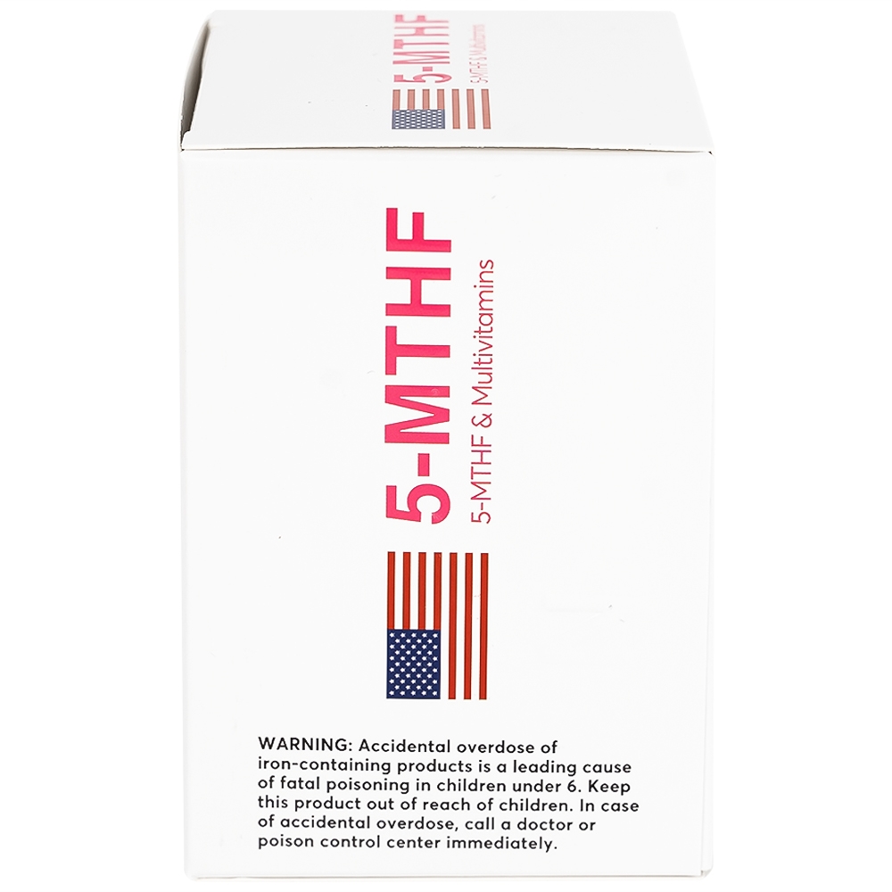 Hình ảnh Viên uống 5-MTHF Robinson Pharma bổ sung vitamin, khoáng chất cho nữ mang thai (60 viên)