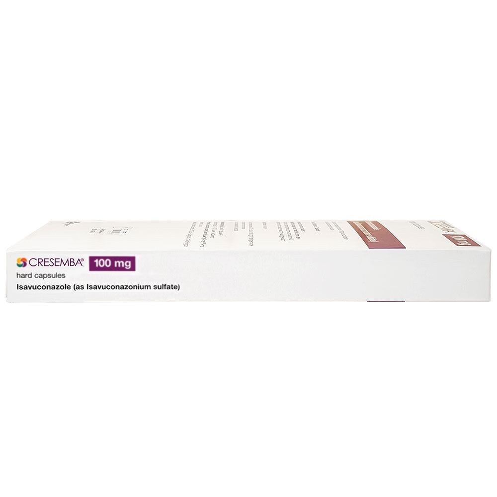 Hình ảnh Thuốc Cresemba 100mg Pfizer điều trị nhiễm nấm Aspergillus xâm lấn và nhiễm nấm Mucorales (2 vỉ x 7 viên)