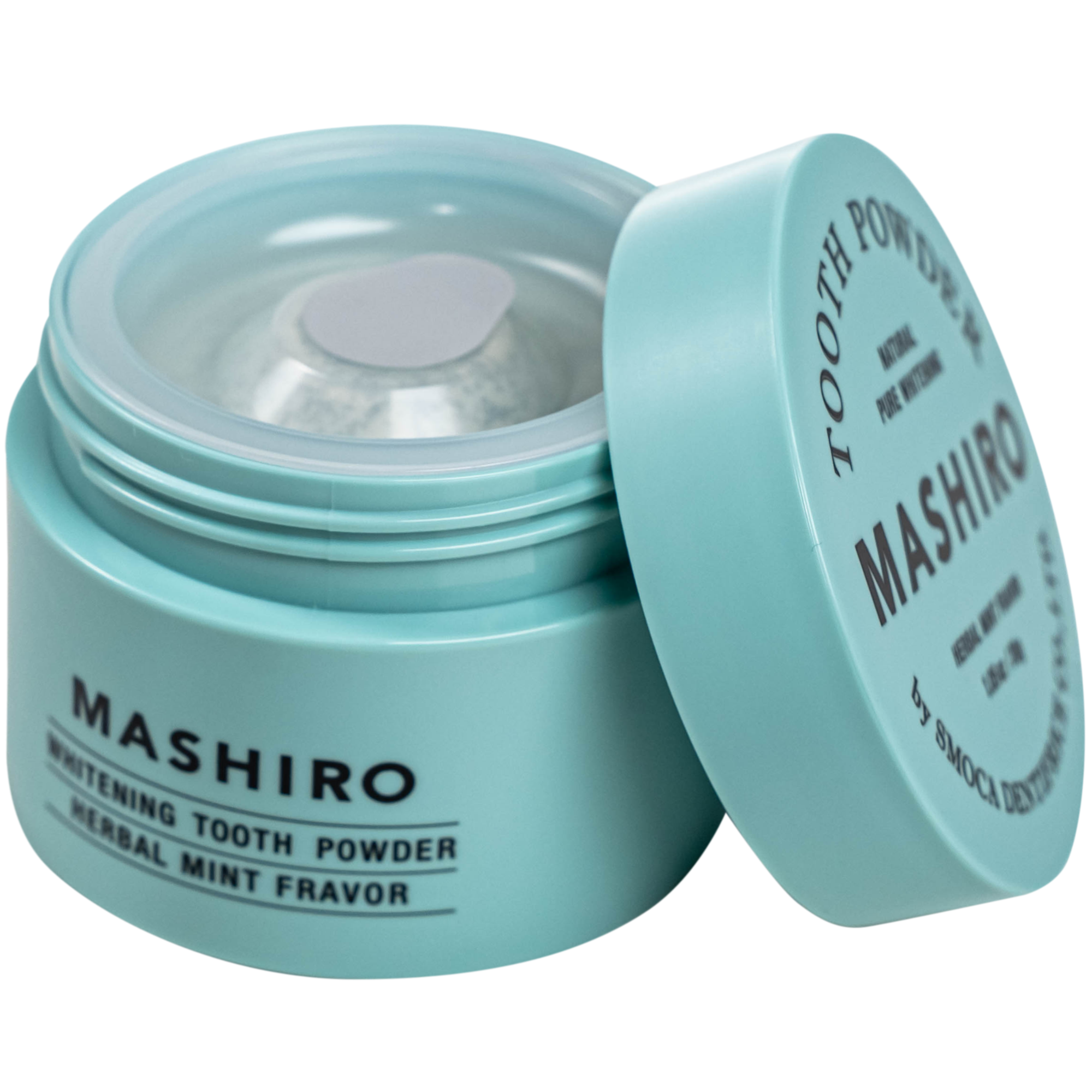 Hình ảnh Bột đánh trắng răng hương thảo mộc bạc hà Mashiro Tooth Powder Herbal Mint Flavor 30g