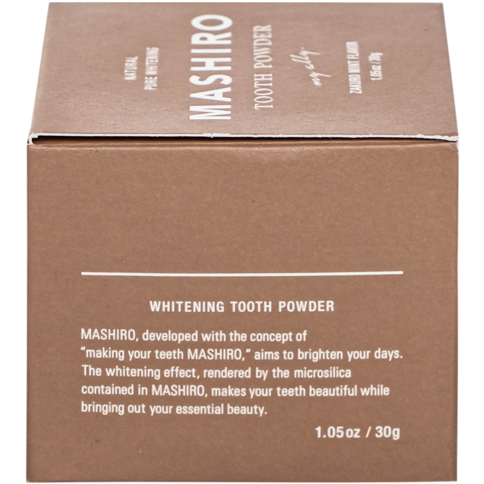 Hình ảnh Bột đánh trắng răng hương lựu bạc hà Mashiro Tooth Powder Zakuro Mint Flavor 30g