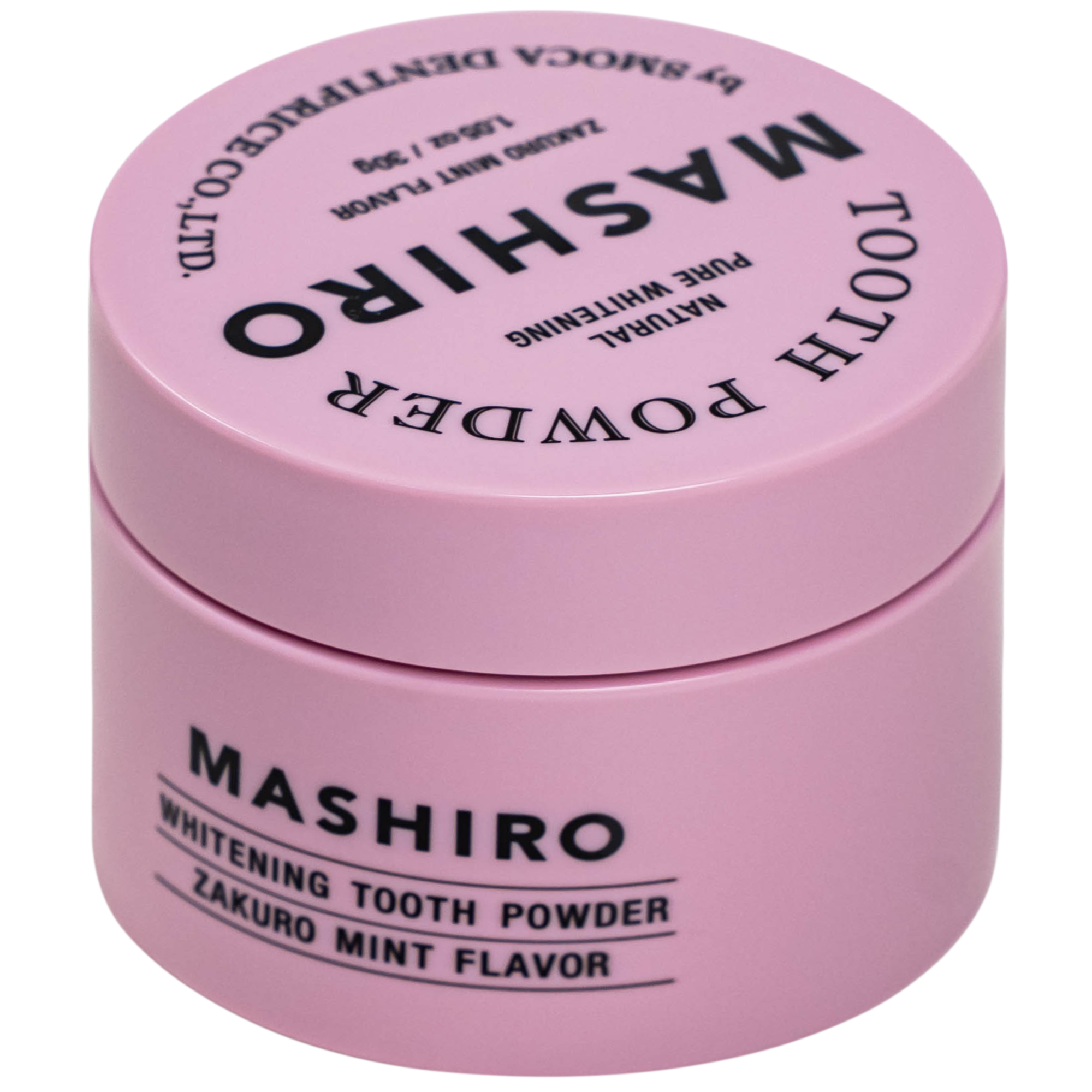 Hình ảnh Bột đánh trắng răng hương lựu bạc hà Mashiro Tooth Powder Zakuro Mint Flavor 30g
