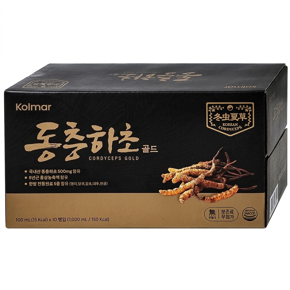 Hình ảnh Nước Đông Trùng Hạ Thảo Gold Kolmar 10 chai x 100ml