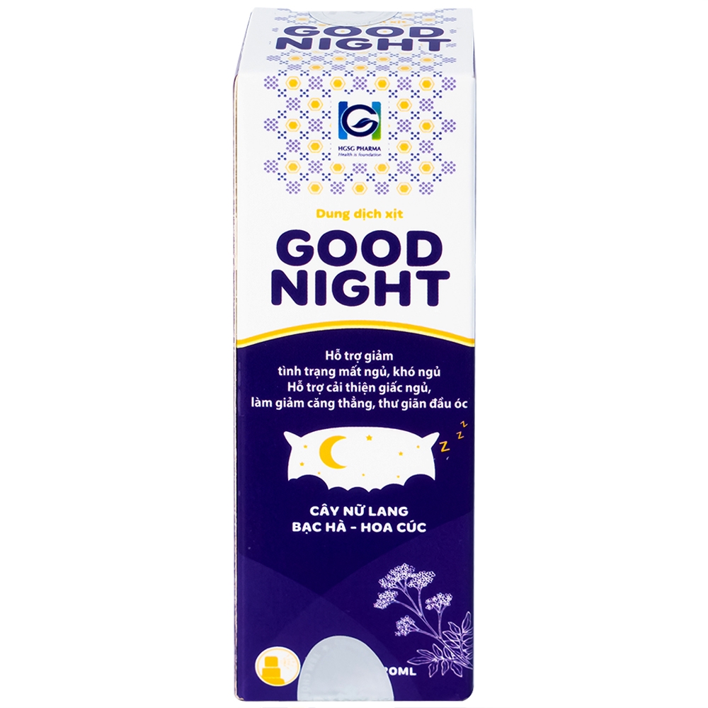 Hình ảnh Xịt thảo dược Good Night 20ml giúp ngủ ngon, giảm căng thẳng