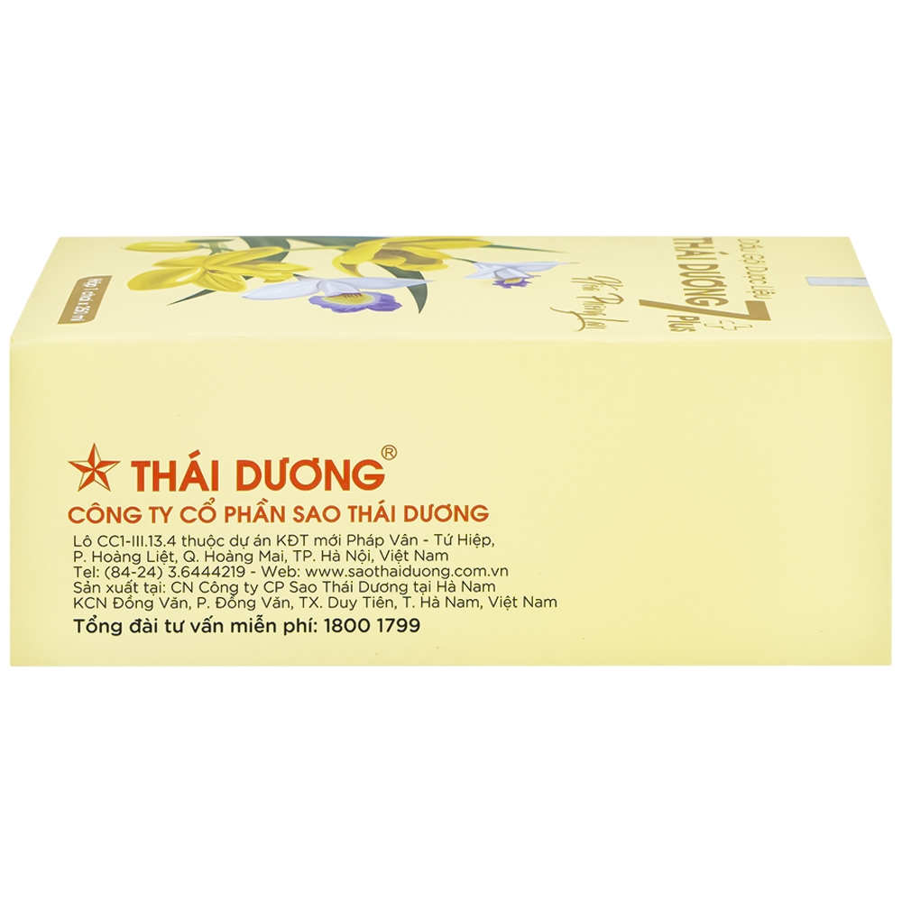 Hình ảnh Dầu gội dược liệu Thái Dương 7 Plus Gold Sao Thái Dương sạch gàu, giảm ngứa và rụng tóc (250ml)