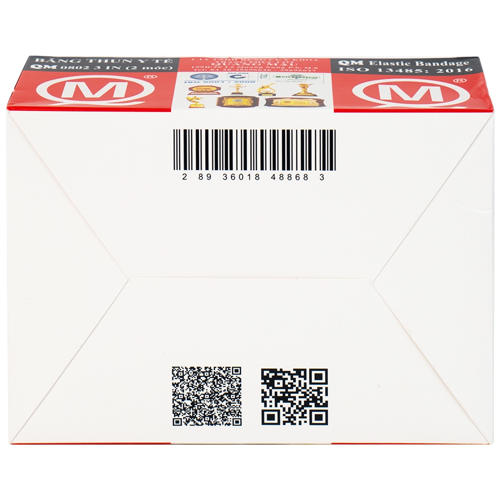 Hình ảnh Băng thun 2 móc Minh Quang dùng để băng nén ép cầm máu, cố định khớp (12 cuộn)