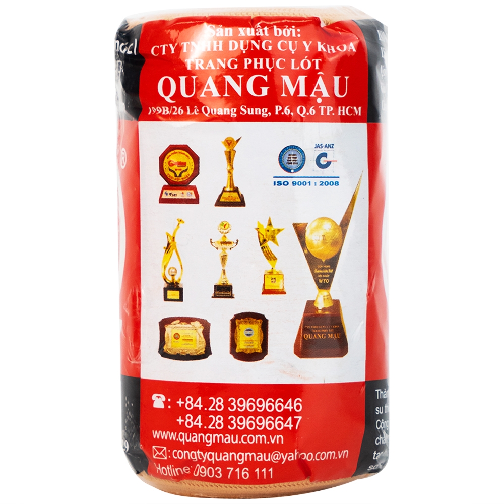 Hình ảnh Băng thun 2 móc Minh Quang dùng để băng nén ép cầm máu, cố định khớp (12 cuộn)